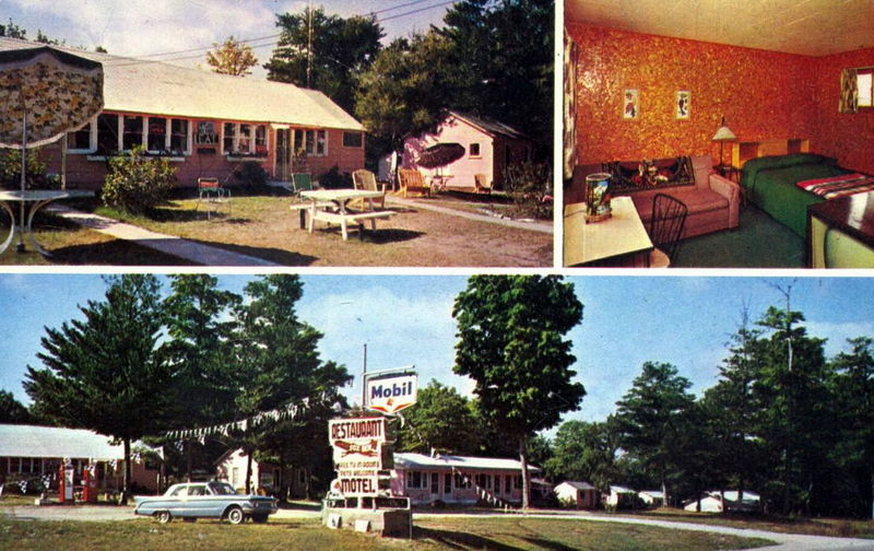Fox Den Restaurant & Motel - Vintage Postcard (newer photo)